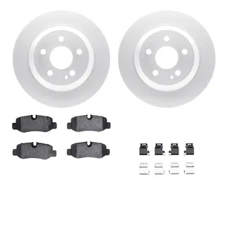 R1 Concepts WDUH1-63238 Carbon Series Brake Rotors W/ 5000 Oep Brake Pads & Hdw